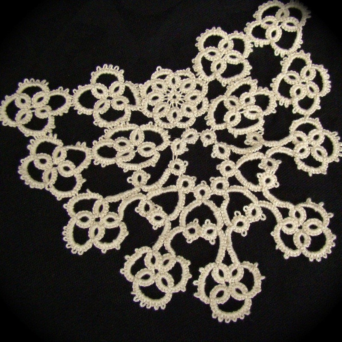 In Bloom Ankle Corsets Tatted Lace Accessories Ivory Etsy
