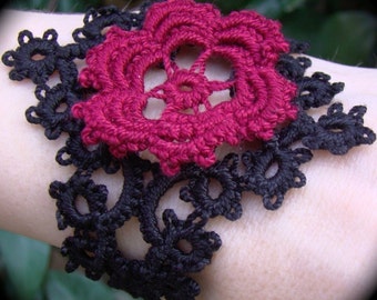 Tatted Cuff Bracelet - My Immortal Corsage