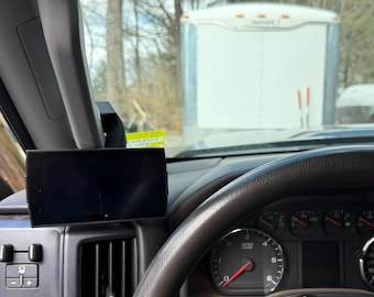 2015-2019 GMC Sierra/Chevrolet Silverado 2500HD/3500HD Pillar Mount for Diesel Tuner / GPS Screen 17MM Ball