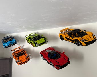 Heavy Duty Angled Wall Bracket For LEGO Technic 1:8 Supercar series