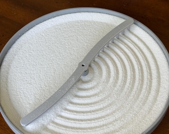 Motorized Desktop Zen Garden Sand Bowl - Automatic Kinetic Art