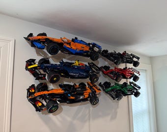 Heavy Duty Wall Bracket For LEGO Technic 1:8 Formula 1 series