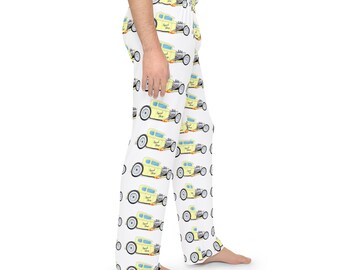 Men's Pajama Pants (AOP), hot rod, rat rod, pjs, pants, sleep wear, lounging,