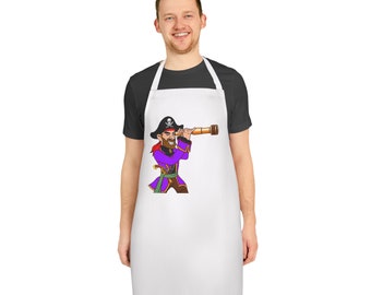 Apron, 5-Color Straps (AOP) - Captain Pirate