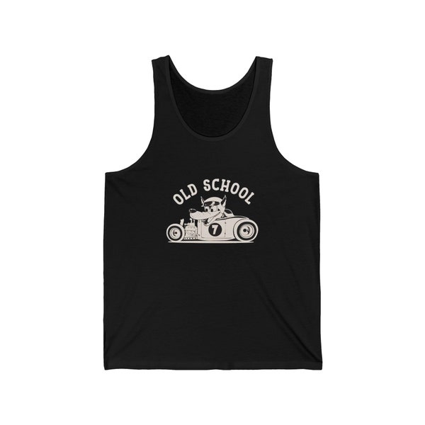 Jersey Tank, unisex, gift for him, gift for her, sports, bicycle riding, Summer weather, beach, volleyball court, basketball, vintage look,