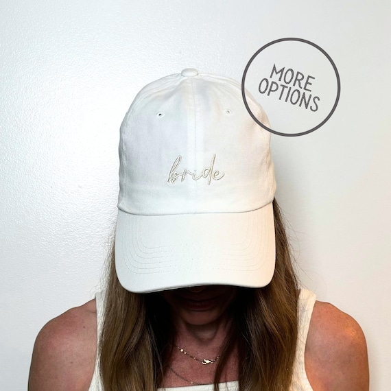 Custom 'Bride' Embroidered Dad Hat: Bachelorette Party Gift
