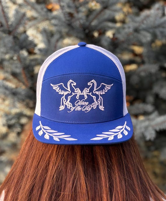 Siren of the Sky Embroidered Trucker Hat | Pegasus Western  display picture 1