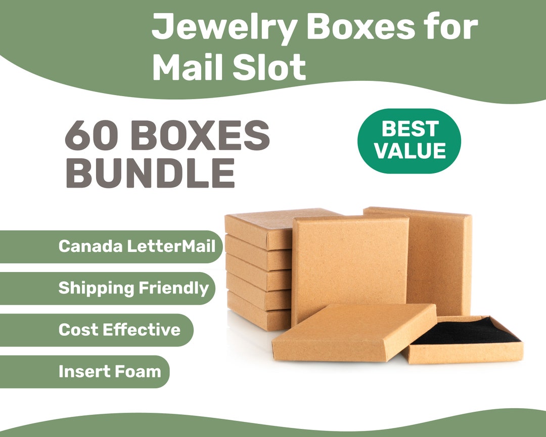 Cardboard Boxes Jewelry Packaging Canada 60 Jewelry Slim Boxes