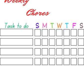 Kids Chore Chart