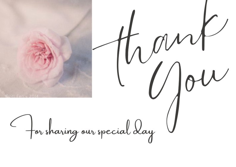 Wedding Thank you card imagem 1