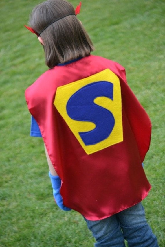 Kids Children Princess Superhero Custom Cape Capes