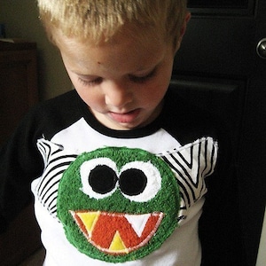 Monster Joe on Black and White Tee