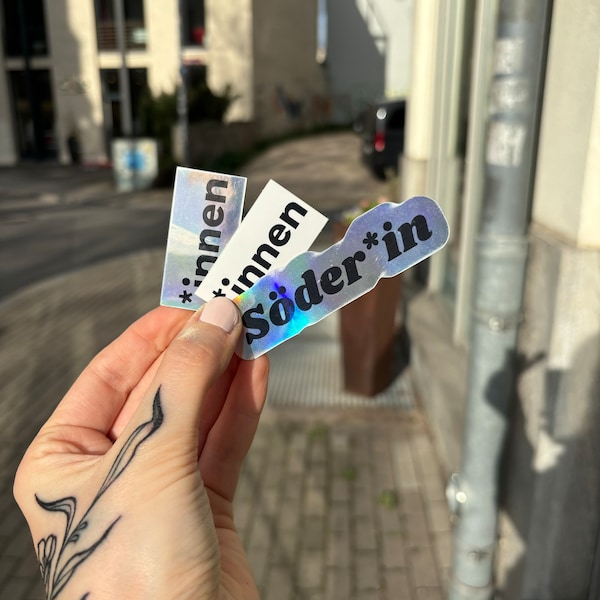 Sticker Genderpaket *innen & Söder*in