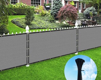 Abrotain Privacy Screen 5'x16' - Chain Link Fence Cover With 80% UV Blockage