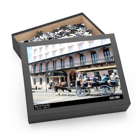 Mill House puzzle on Meeting Street & Queen Street Puzzle (120, 252, 500-Piece) Family entertainment