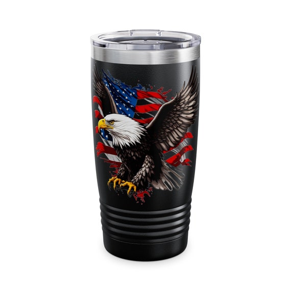 American eagle patriot flag Ringneck Tumbler, 20oz