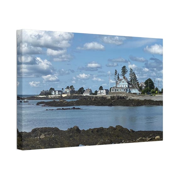 Coastal Wall Art Print, Beach Decor, Landscape Artwork, Home Decor, Gift for Nature Lovers, Coastal Living at Lords Point Kennebunk Maine