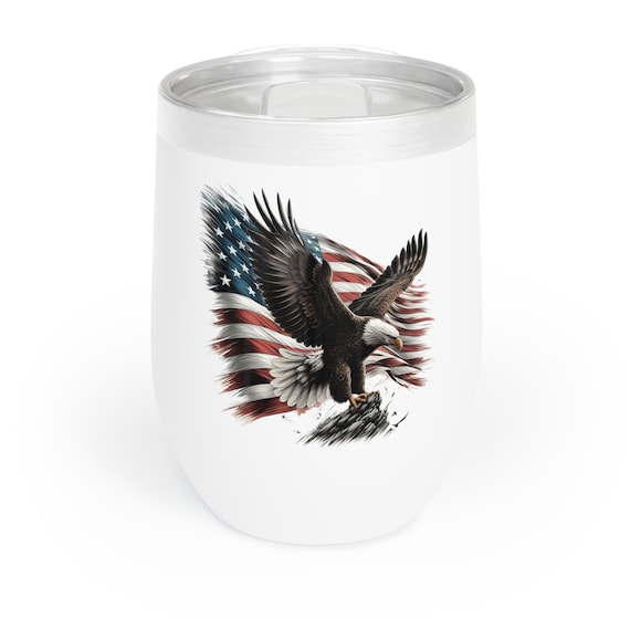 Wine Chill Tumbler A patriotic wine cup for travel, beach, picnic, or everyday use