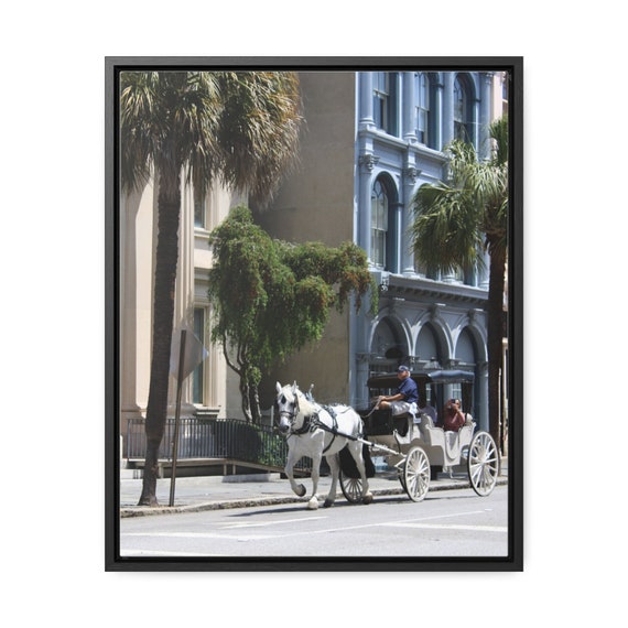 Gallery Canvas Wraps, Vertical Framed print from the Charleston Collection of photographs in the historic district