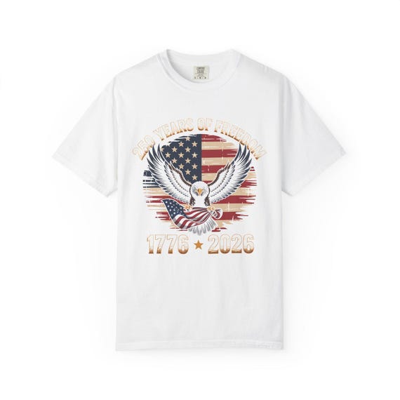 American Flag Eagle 1776-2026 T-Shirt | Patriotic Independence Day