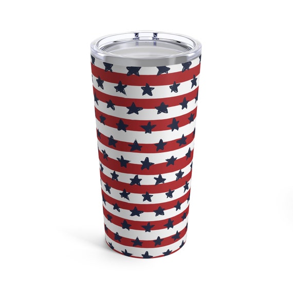 July 4th Tumbler 20oz party glass celebration tumbler fireworks