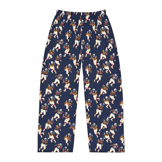 Football Player Pattern Pajama Pants | Game Day Pajama Pants