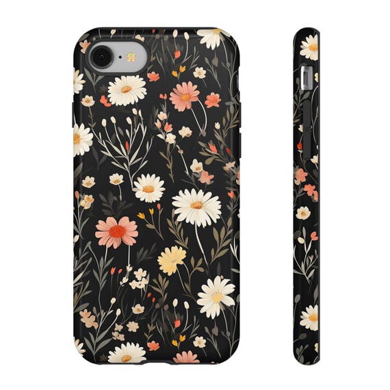 Custom Apple iPhone, Samsung Galaxy, and Google Pixel devices with premium-quality custom protective phone cases. With floral design