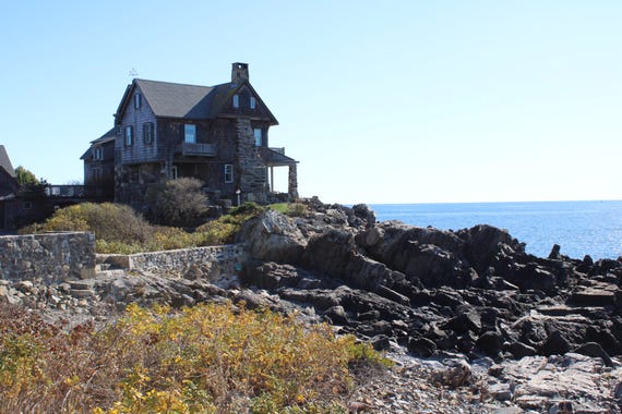 Coastal Cottage Kennebunkport Ocean Ave Puzzle - 120, 252, 500-Piece Jigsaw, Perfect Gift for Nature Lovers, Home Decor, family fun