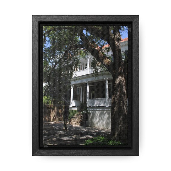 Charleston SC Gallery Canvas Wraps, Vertical Frame Church Street Photo historical Charleston South Carolina