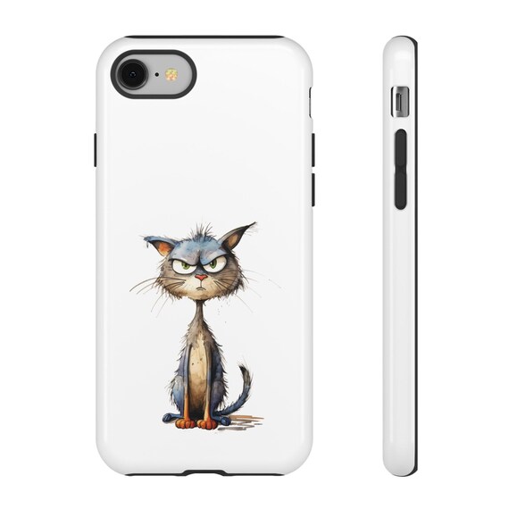 Cat Tough Cases, Funny Cat Phone Cases, Durable Phone Covers, Cute Kitty Phone Accessories, Pet Lover Gift