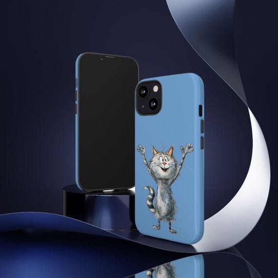 Tough Cases - Funny Cat Phone Cases, iPhone, Samsung, Apple, Galaxy, Google Phones. Protective Phone Case