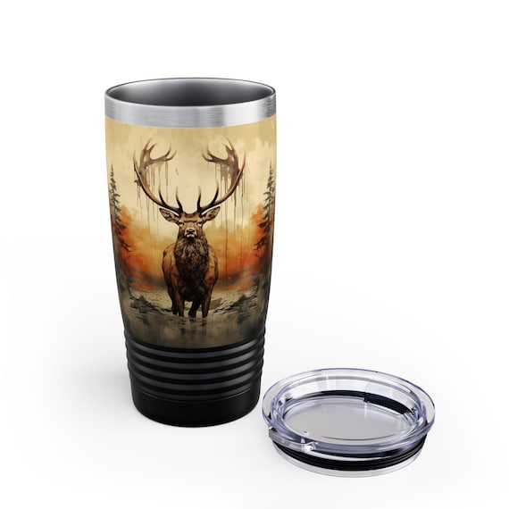 Majestic Stag Wilderness Deer Tumbler 20oz | Hunting Hiking Outdoor