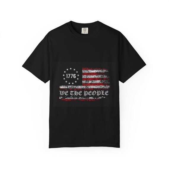 Patriotic Unisex T-Shirt, We The People Tee, American Flag Shirt, Independence Day Gift, Casual Wear