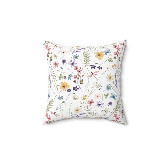 comfort Spun Throw Pillows for couch or chair decorative pillows accent pillows flower pillows for home decor