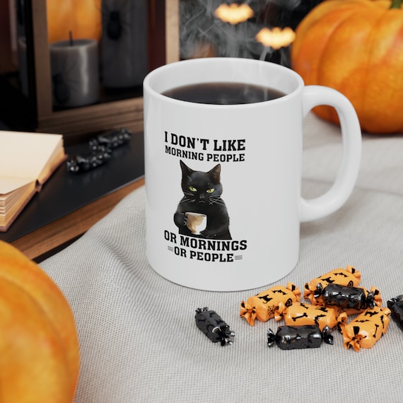 Funny Cat Ceramic Mug, 11oz
