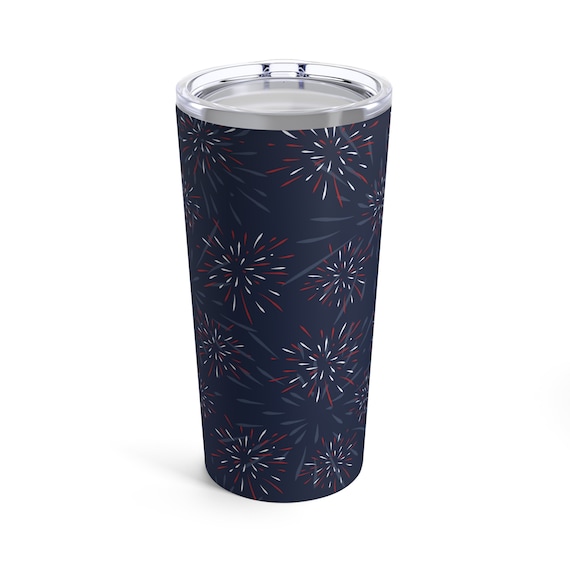Tumbler 20oz 4th of July patriotic drinking glass