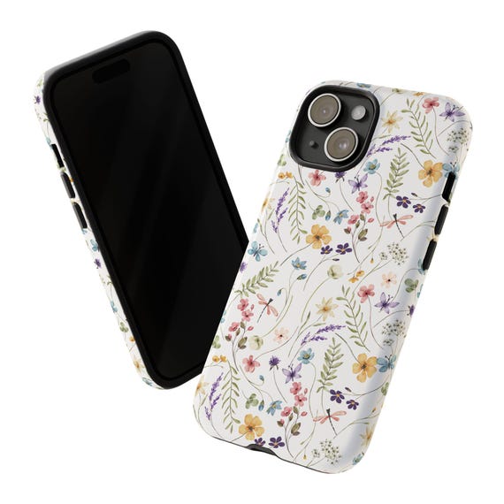 Floral Tough Phone Case: Durable Protective Cover