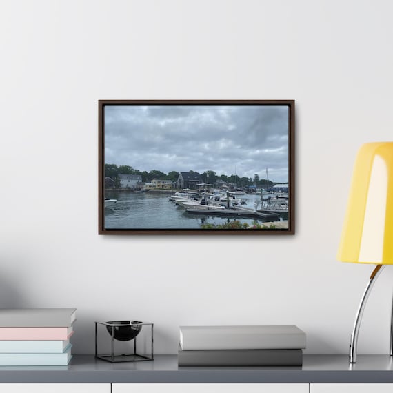 Coastal Scene Canvas Wrap, Nautical Wall Art, Perfect for Beach House Decor, Ideal Gift for Ocean Lovers, Home Decoration, Coastal Living