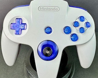 N64 “Zero Suit" Full Button Set, color shifting galactic powder