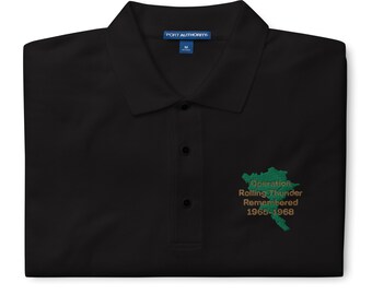 Operation Rolling Thunder Remembered Commemorative Men's Premium Polo