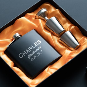Fathers Day Gift, Gift For Dad, Gift for Him, Flask for Groomsmen Custom Flask, Personalized Groomsmen Flask, Groomsman Gift, Hip Flask