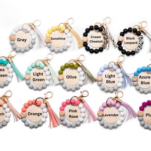Pulsera de silicona, Llavero de regalo, Pulsera, Pulsera personalizada, Llavero personalizado