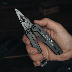 Personalized Multi-Tool Knife: The Ultimate Best Man, Father Days Gift, Gifts For Men, Gift for Him, Groomsmen Gift, Anniversary Gift