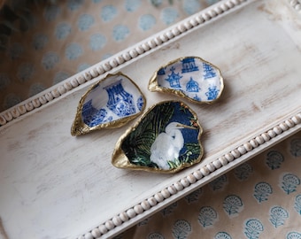 Handmade Chesapeake Bay Oyster Shell Trinket Dish Jewelry Dish Bridesmaid Gift Mothers Day Gift