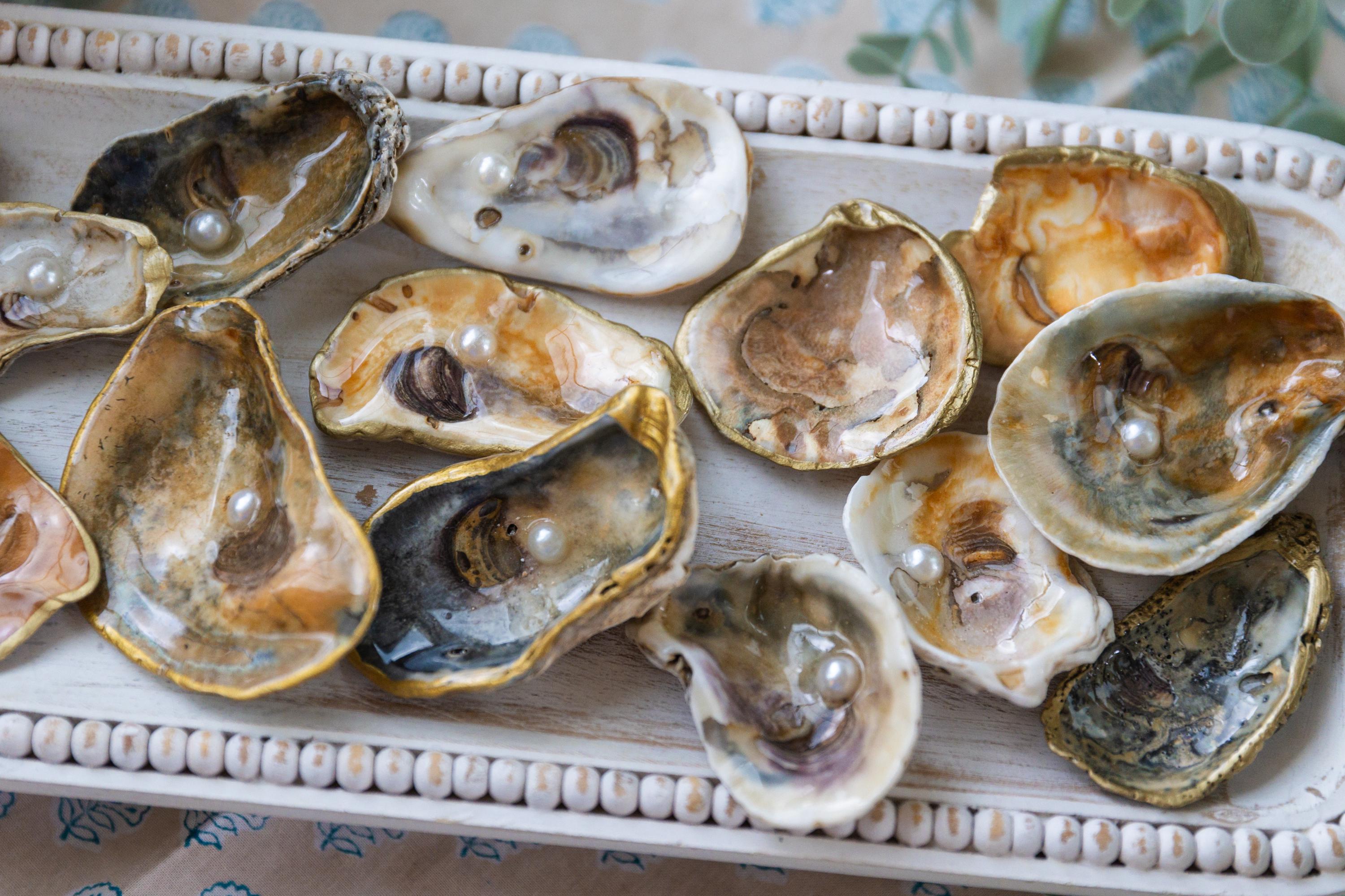 Handmade Natural Chesapeake Bay Oyster Shell Trinket Dish Jewelry Dish ...