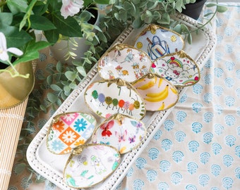 Handmade Clam Shell Trinket Dish Jewelry Dish Bridesmaid Gift Mothers Day Gift