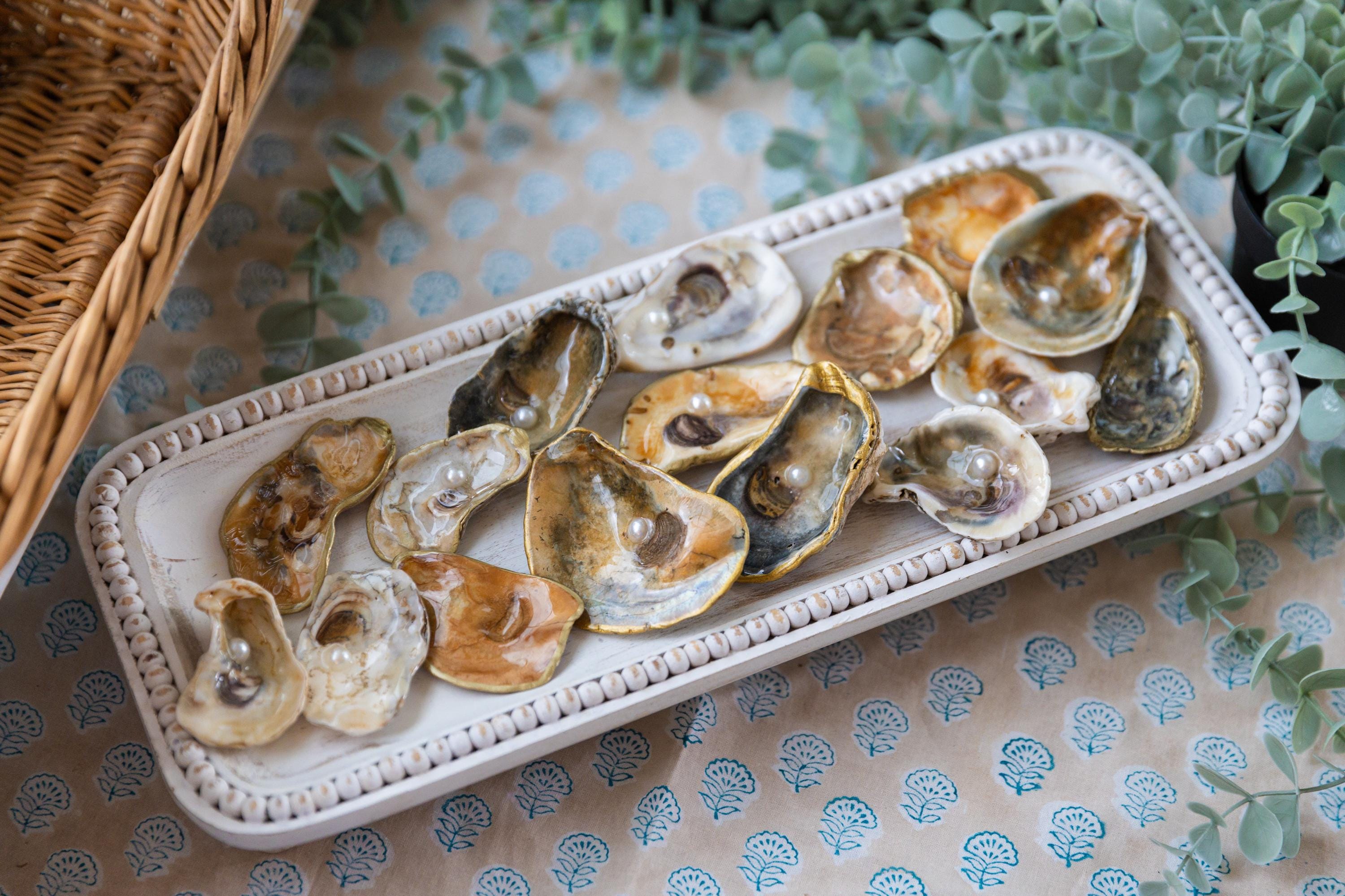 Handmade Natural Chesapeake Bay Oyster Shell Trinket Dish Jewelry Dish ...