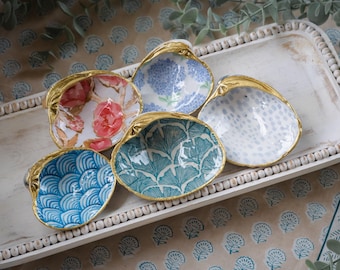 Handmade North Carolina Quahog Clam Shell Trinket Dish Jewelry Dish Bridesmaid Gift Mothers Day Gift