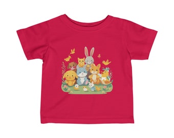 Baby Short Sleeve Tee - Woodland Critters