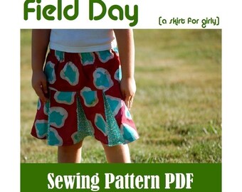 SEWING PATTERN - Field Day Skirt (PDF Download)